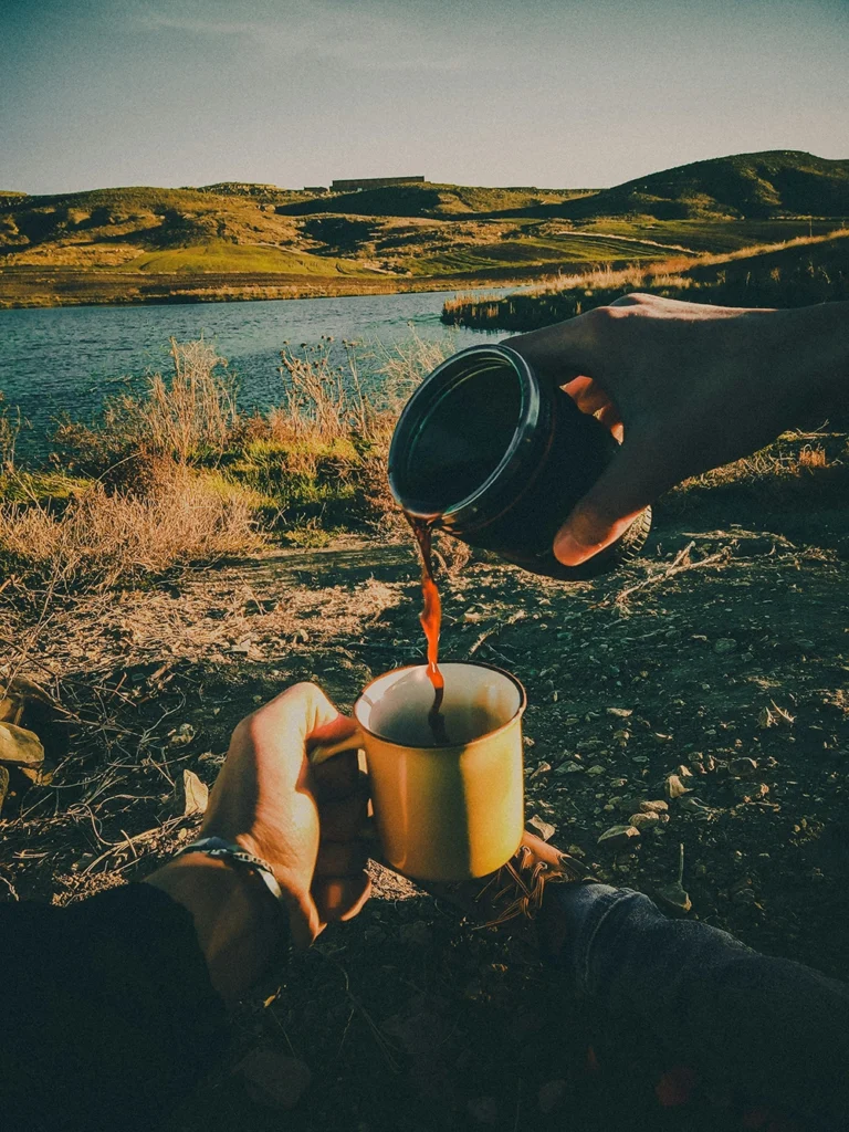 Coffee Pouring Lake